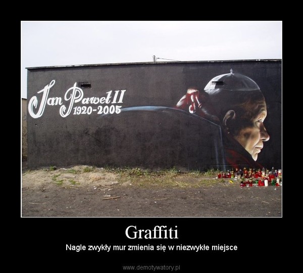 Graffiti – Nagle zwykły mur zmienia się w niezwykłe miejsce 