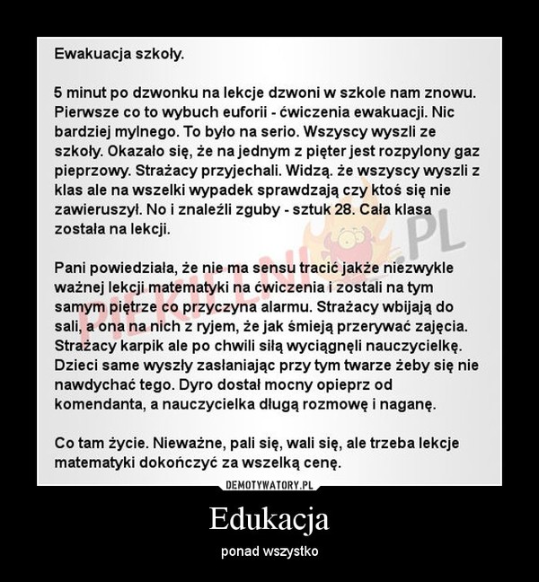 Edukacja – ponad wszystko 