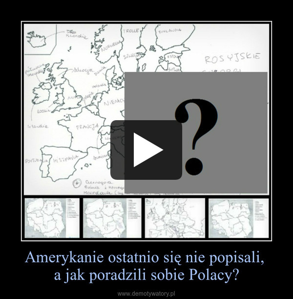 Amerykanie ostatnio się nie popisali, a jak poradzili sobie Polacy? –  