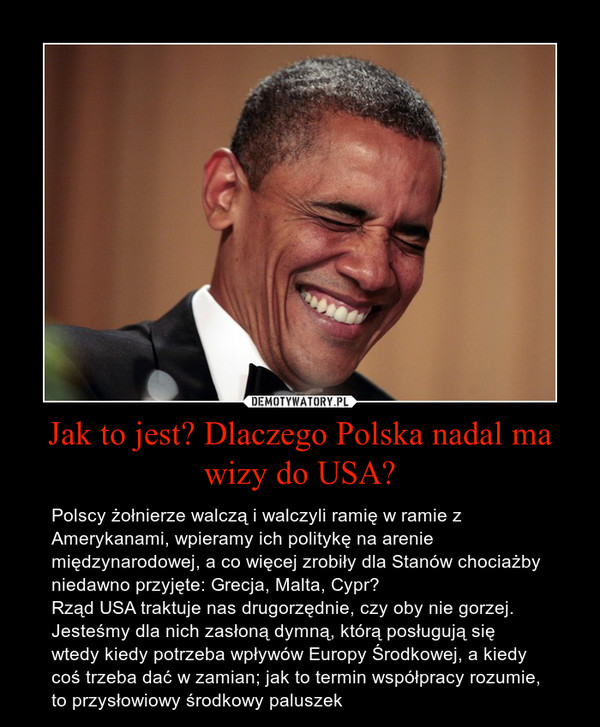 Jak to jest? Dlaczego Polska nadal ma wizy do USA?
