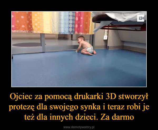 Ojciec za pomocą drukarki 3D stworzył protezę dla swojego synka i teraz robi je też dla innych dzieci. Za darmo –  
