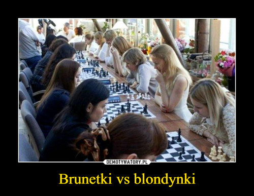 Brunetki vs blondynki