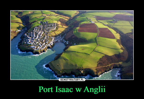 Port Isaac w Anglii