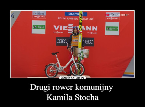 Drugi rower komunijny 
Kamila Stocha
