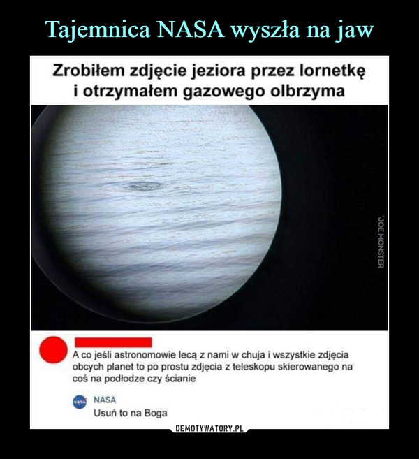 Tajemnica NASA wyszła na jaw