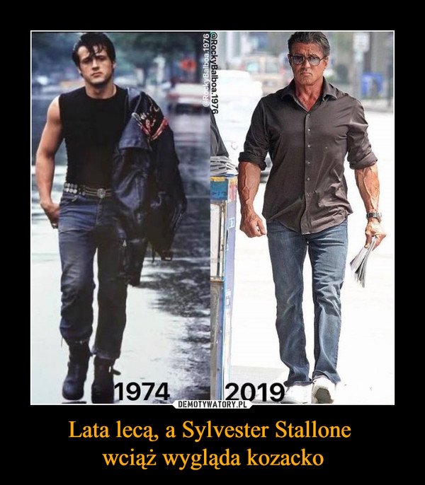 Lata lecą, a Sylvester Stallone wciąż wygląda kozacko –  