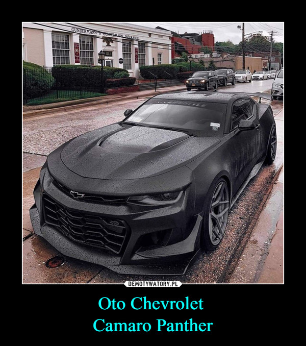 Oto Chevrolet 
Camaro Panther