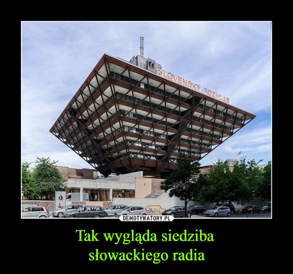 Tak wygląda siedziba słowackiego radia –  