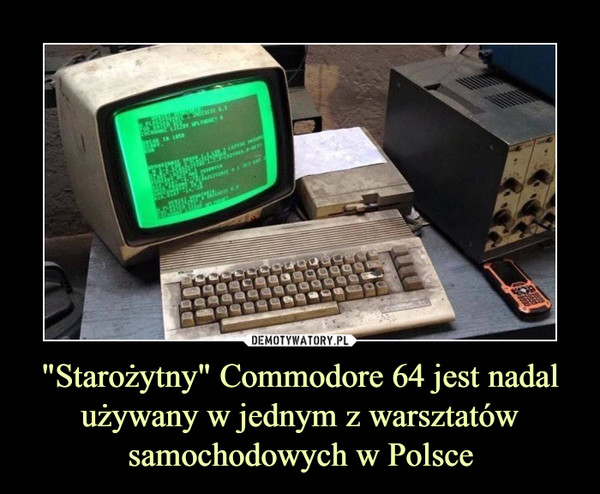 "Starożytny" Commodore 64 jest nadal używany w jednym z warsztatów samochodowych w Polsce
