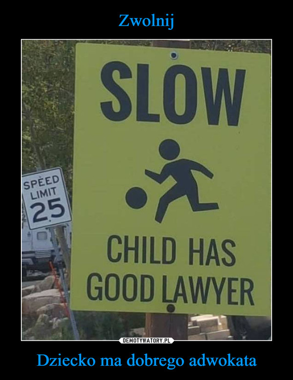 Dziecko ma dobrego adwokata –  