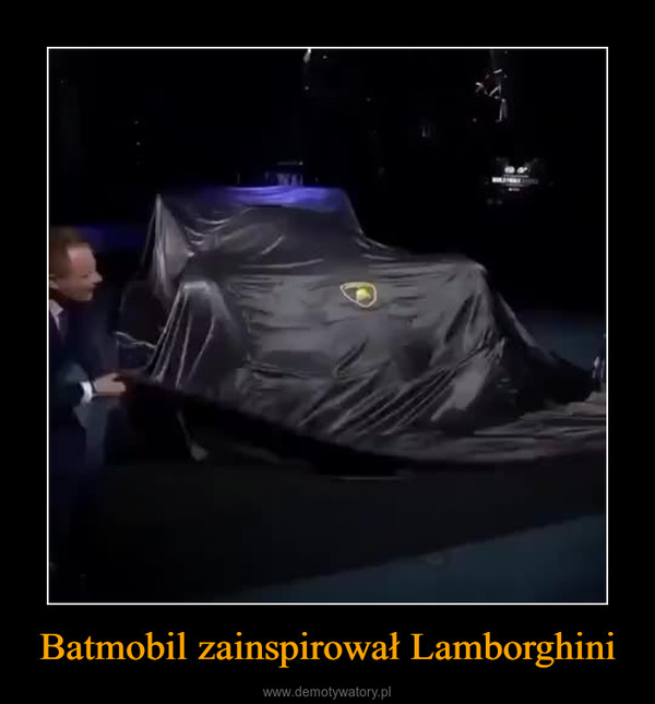 Batmobil zainspirował Lamborghini –  