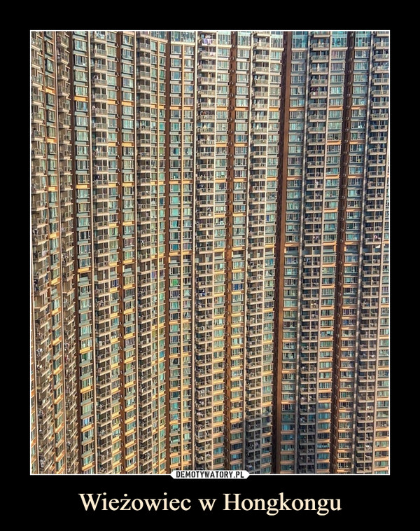 Wieżowiec w Hongkongu –  