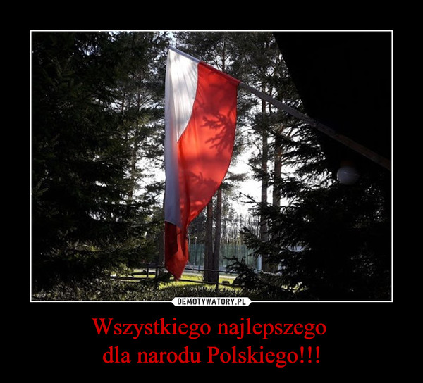Wszystkiego najlepszego dla narodu Polskiego!!! –  