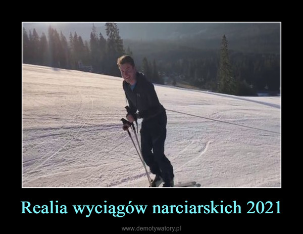 Realia wyciągów narciarskich 2021 –  