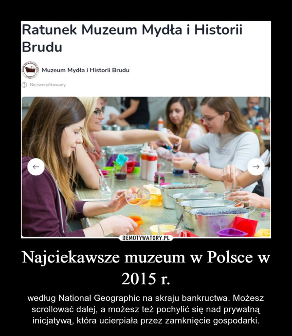 Najciekawsze muzeum w Polsce w 2015 r.