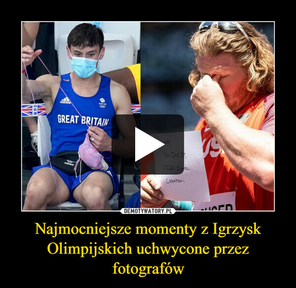 Najmocniejsze momenty z Igrzysk Olimpijskich uchwycone przez fotografów –  