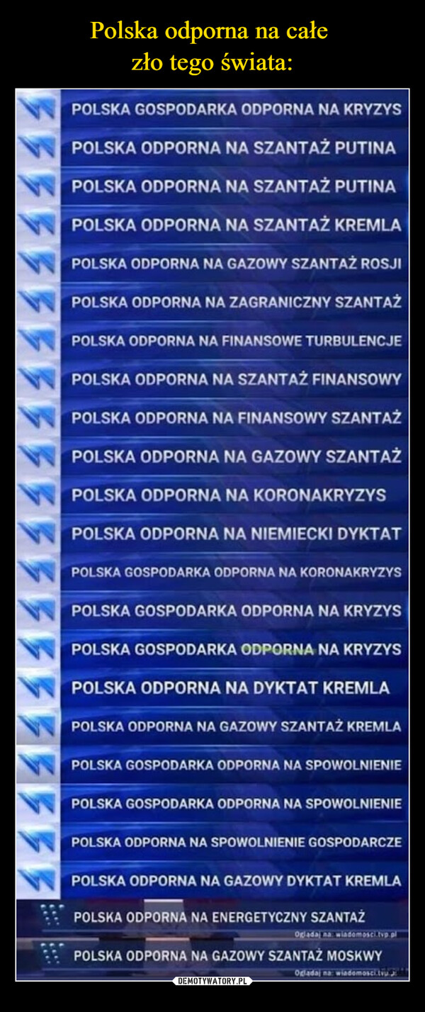 Polska odporna na całe 
zło tego świata: