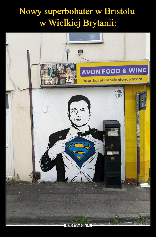 Nowy superbohater w Bristolu 
w Wielkiej Brytanii: