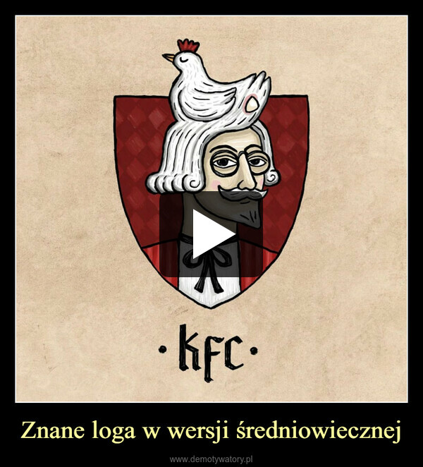 Znane loga w wersji średniowiecznej –  