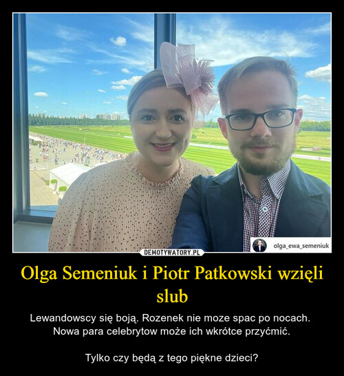 Olga Semeniuk i Piotr Patkowski wzięli slub