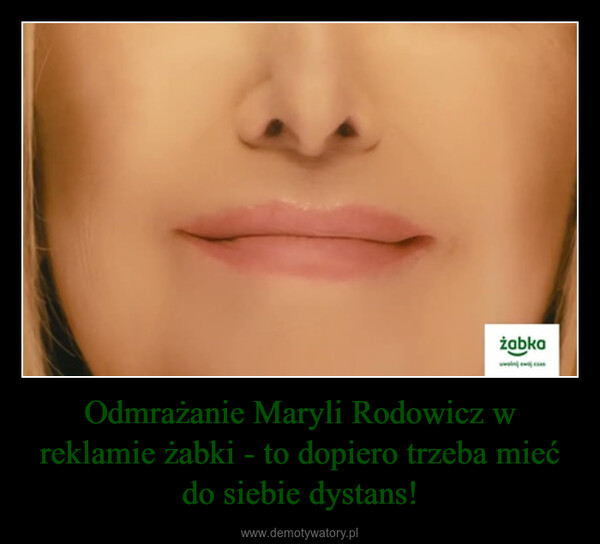 Odmrażanie Maryli Rodowicz w reklamie żabki - to dopiero trzeba mieć do siebie dystans! –  