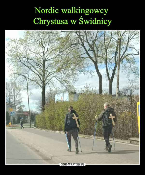 Nordic walkingowcy 
Chrystusa w Świdnicy