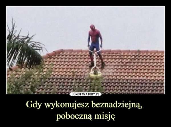 Gdy wykonujesz beznadziejną, poboczną misję –  