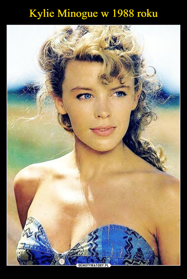 Kylie Minogue w 1988 roku