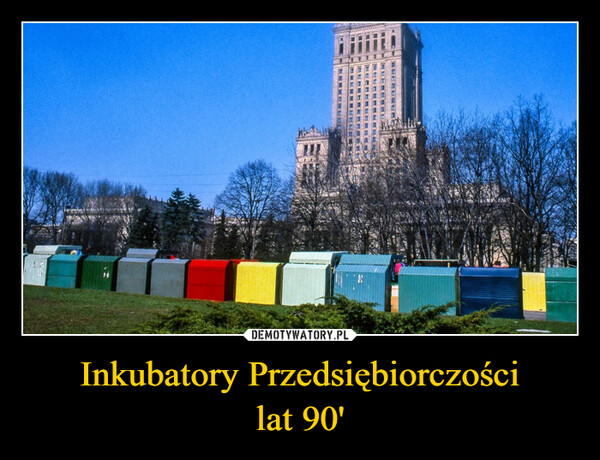 Inkubatory Przedsiębiorczości
lat 90'