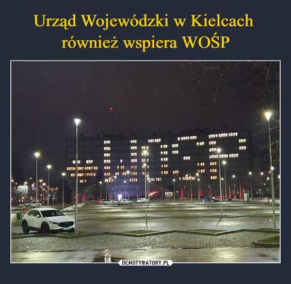 Urząd Wojewódzki w Kielcach 
również wspiera WOŚP