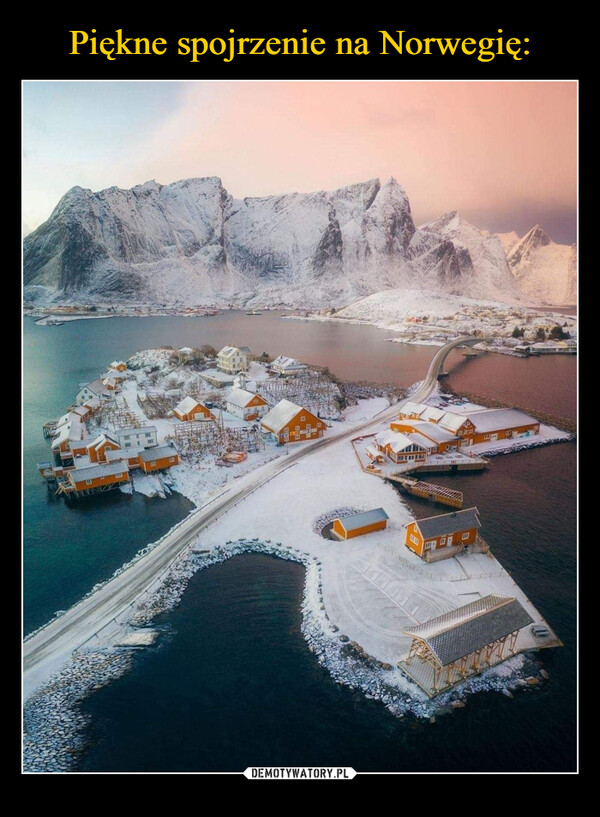 Piękne spojrzenie na Norwegię: